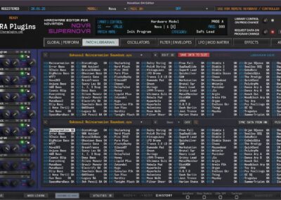 novation sn editor librarian