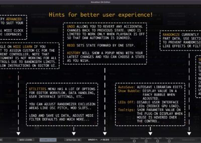 novation sn editor quick help