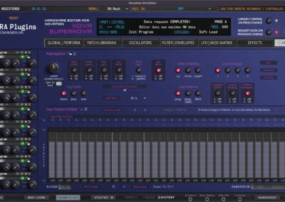 novation sn editor arpeggiator
