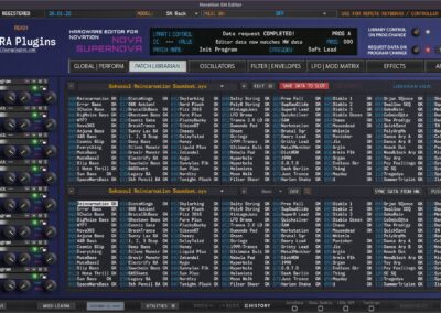 novation sn editor librarian