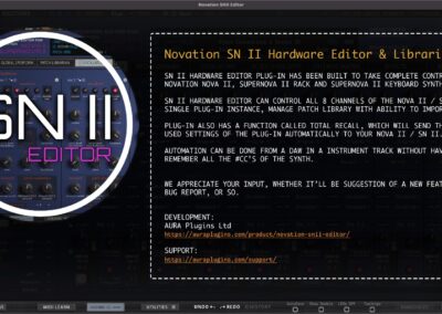 novation sn ii editor about the editor novation sn ii editor about the editor