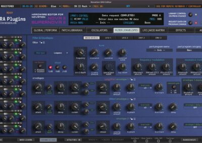 novation sn ii editor filter & envelopes novation sn ii editor filter & envelopes