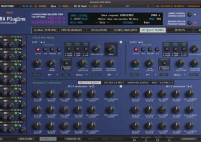 novation sn ii editor lfo & mod matrix novation sn ii editor lfo & mod matrix