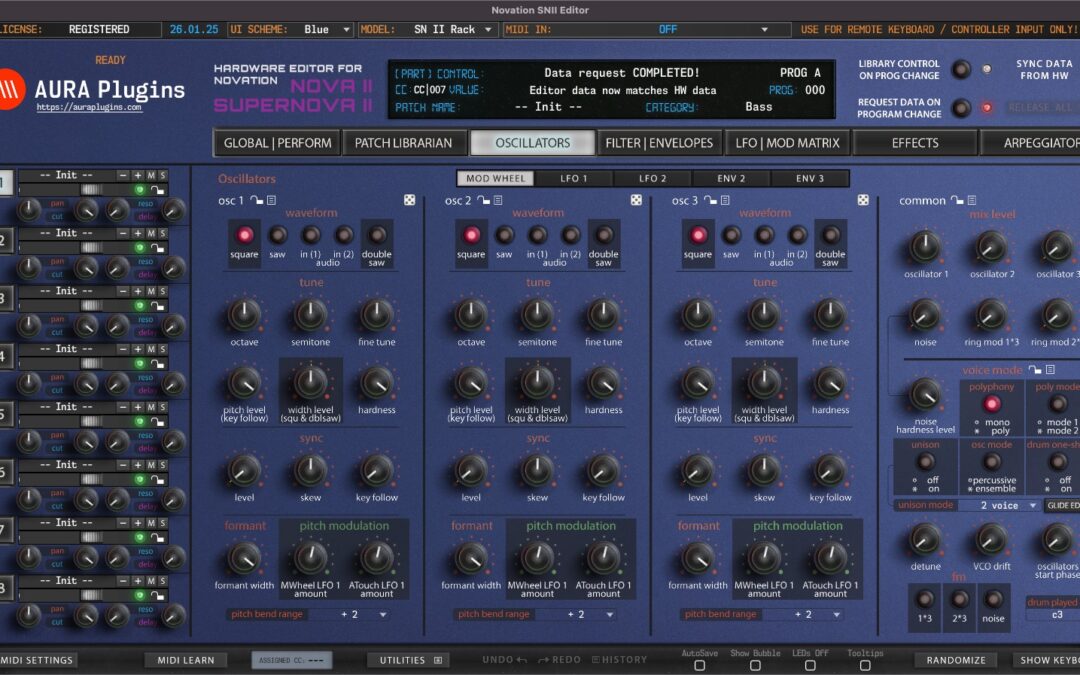 Novation SN II Editor User Manual