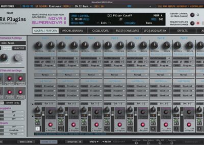 novation sn ii editor performance mixer novation sn ii editor performance mixer