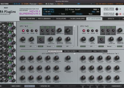 novation sn ii editor lfo & mod matrix novation sn ii editor lfo & mod matrix