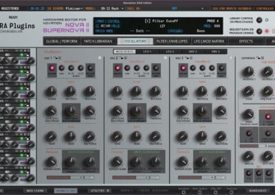 novation sn ii editor oscillators novation sn ii editor oscillators