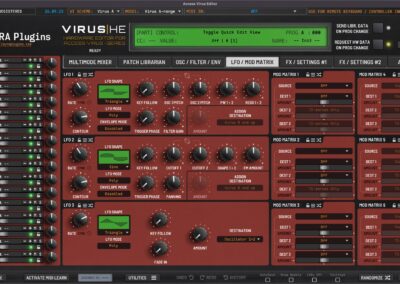 access virus a mod matrix