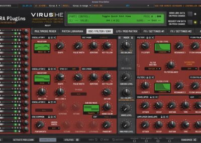 access virus a oscillators