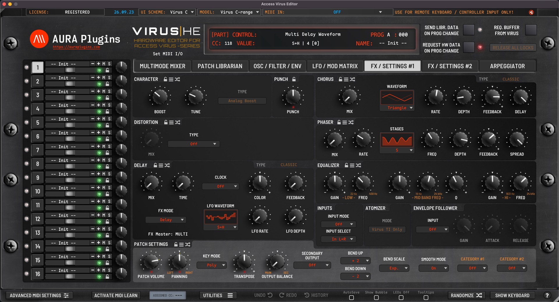 access virus c effects1