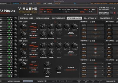 access virus c mod matrix
