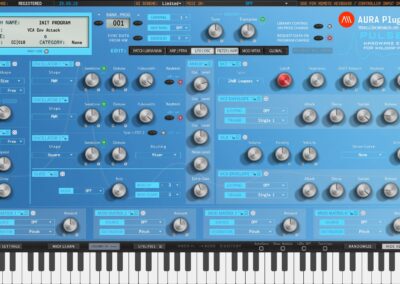 Waldorf Pulse 2 Editor Limited Main View with Keyboard