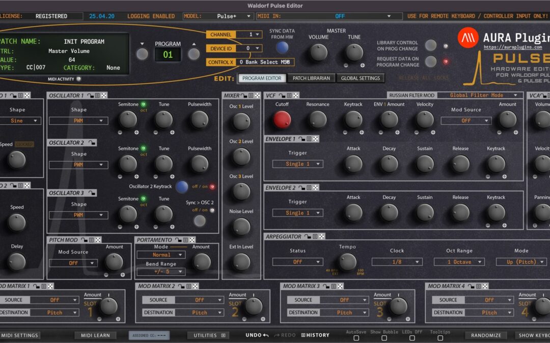 Waldorf Pulse Editor User Manual