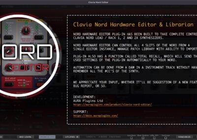 clavia nord editor about