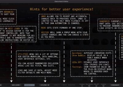 clavia nord 3 editor quick help