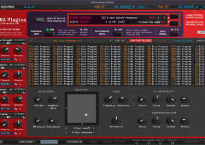 Clavia Nord 3 Editor and Librarian 3 clavia nord 3 editor librarian quick