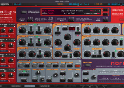 Clavia Nord 3 Editor and Librarian 1 clavia nord 3 editor main