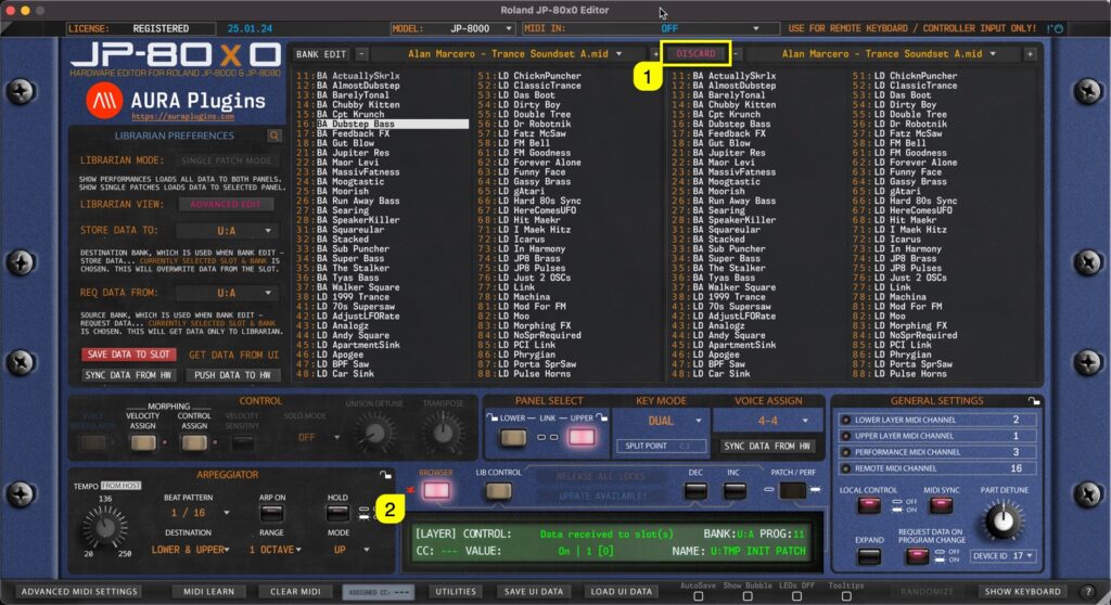 roland jp-80x0 editor discard bank changes