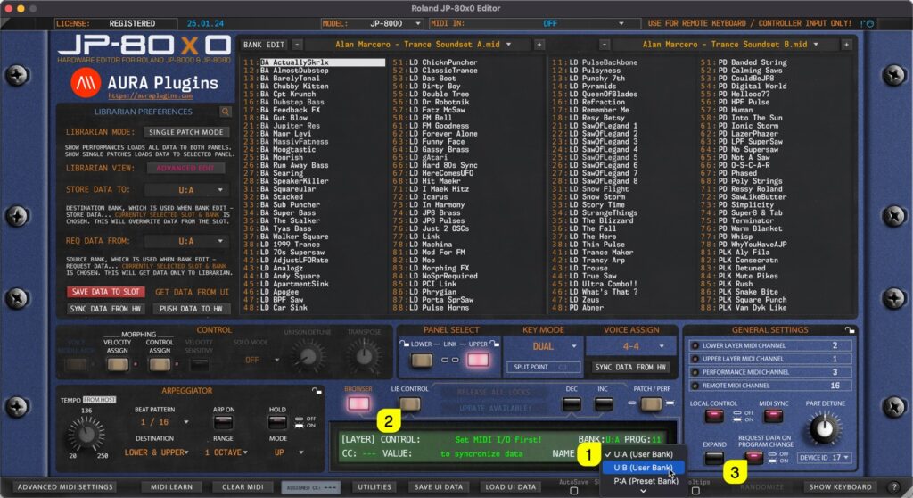 roland jp-80x0 editor librarian bank menu