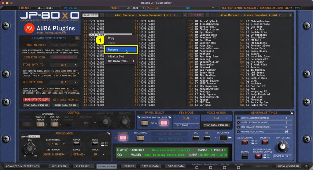 roland jp-80x0 editor rename menu