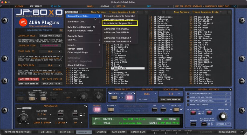 roland jp-80x0 editor request patch from slot roland jp-80x0 editor request patch from slot