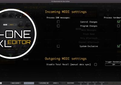 tc electronic m-one advanced midi settings 26-05-03