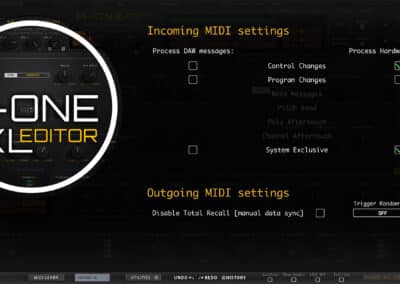 v251127 m one editor adv midi settings
