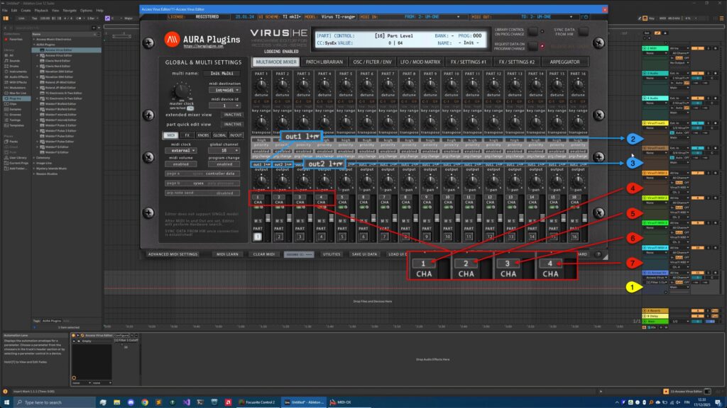 access virus ableton live summarum
