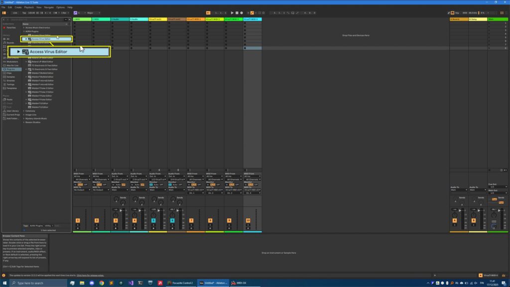 access virus ableton live vst3 plugin