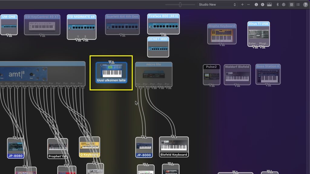 access virus editor macos midi configuration device created