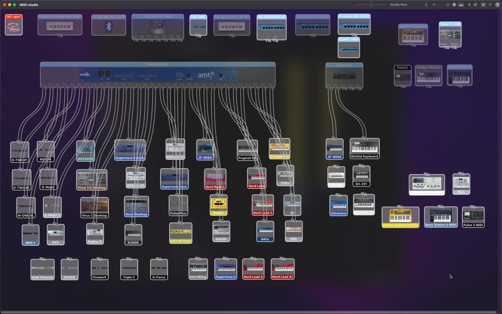 access virus editor macos midi configuration start