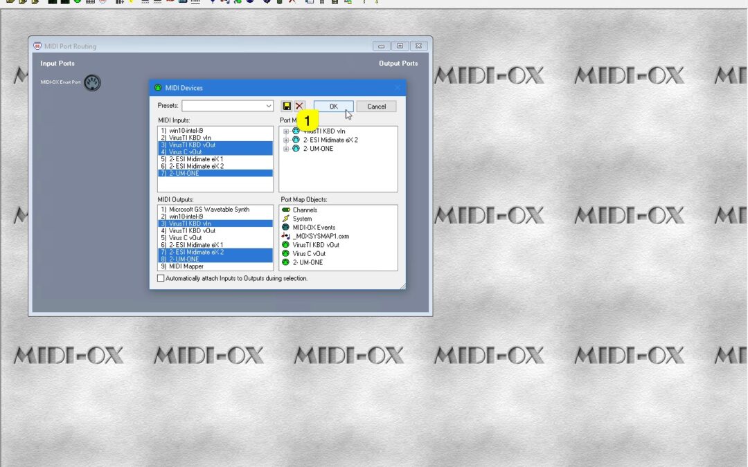 Access Virus Editor – Windows MIDI Configuration