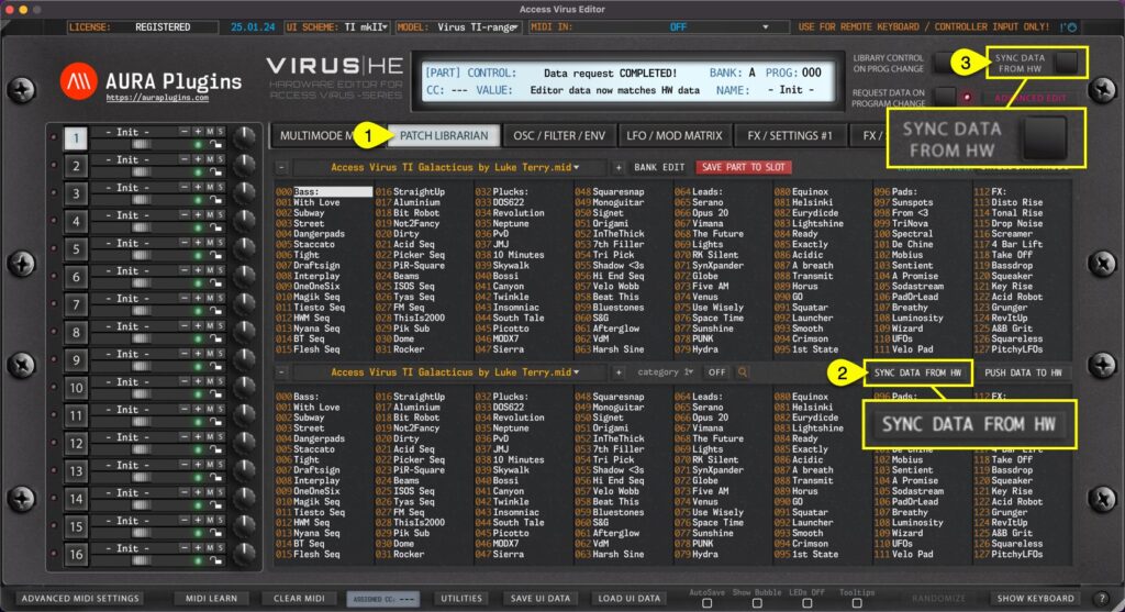 access virus editor how to sync data from hardware - data request via librarian access virus editor how to sync data from hardware - data request via librarian