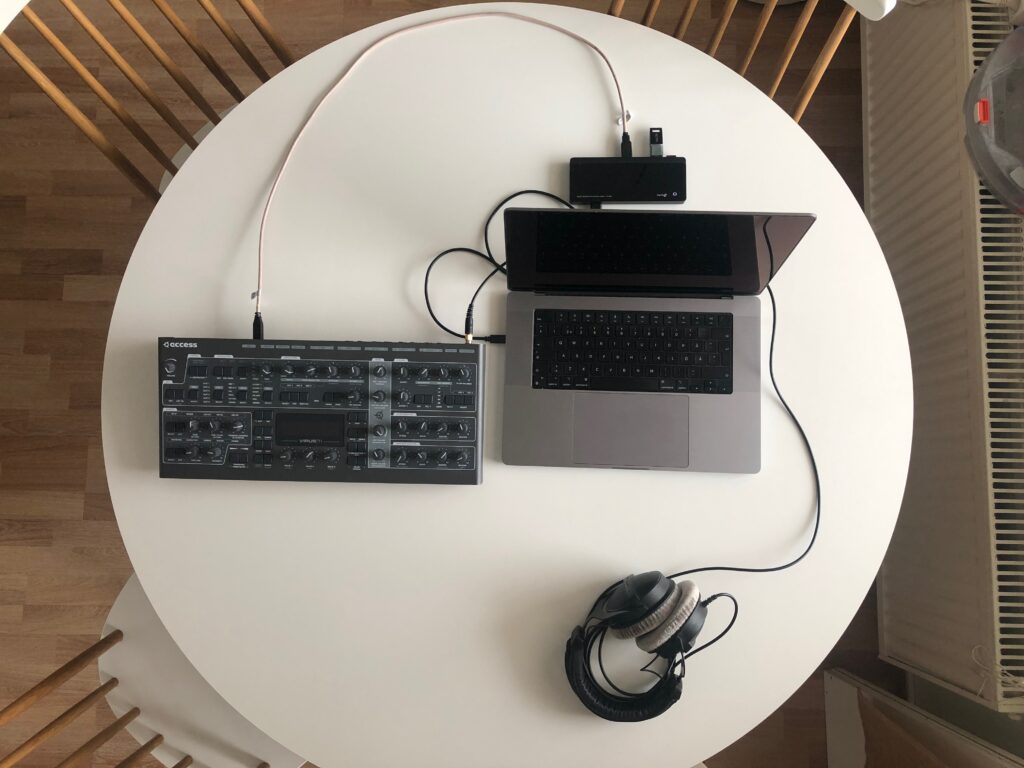 access virus ti with usb connection up