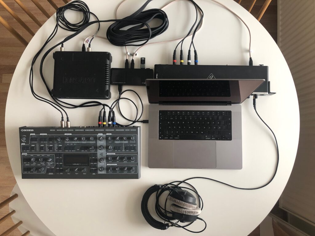 access virus ti without usb connection up