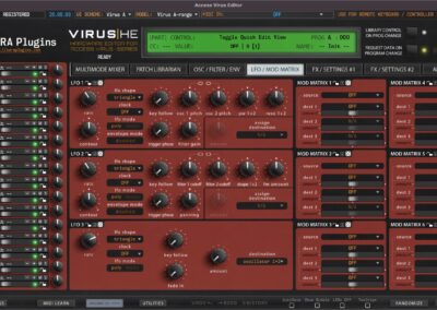 access virus a lfo and mod matrix 26-05-03