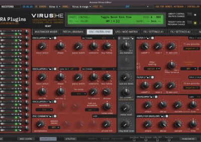 access virus a oscillators filters and envelopes 26-05-03