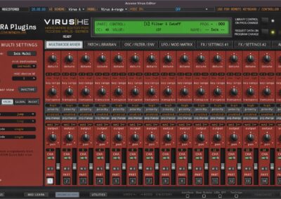 access virus a system knobs 26-05-03