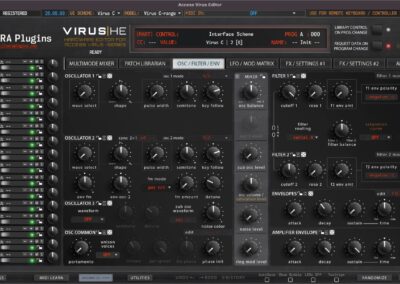 access virus c oscillators filters and envelopes 26-05-03