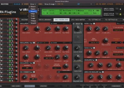 access virus editor virus c ui scheme selection 26-05-03