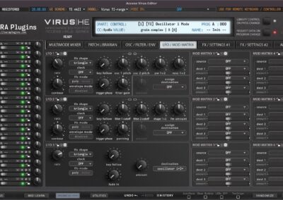 access virus ti lfo and mod matrix 26-05-03