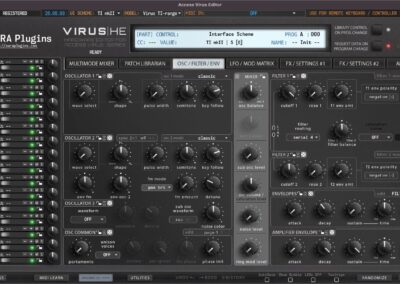 access virus ti oscillators filters and envelopes 26-05-03