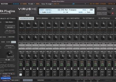 access virus ti system usb output mode 26-05-03