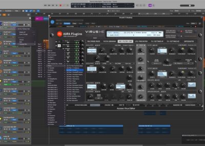 access virus editor automation in logic pro