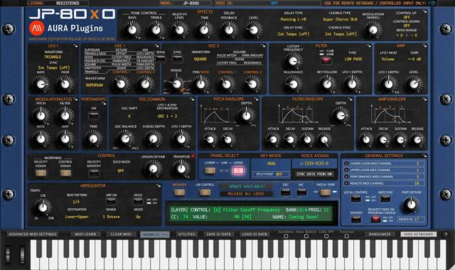 Roland JP-80x0 Editor and Librarian - AURA Plugins